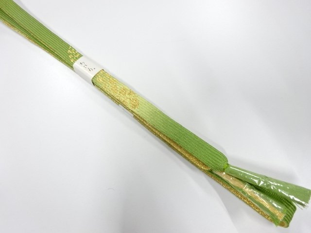 JAPANESE KIMONO / UNUSED KOREI HAND-TIED OBIJIME